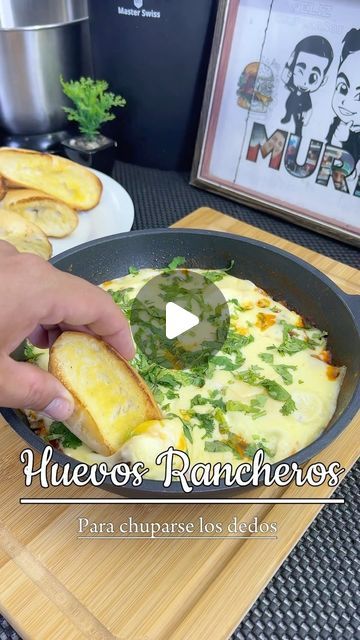 Luis Muriel on Instagram: "Huevos Rancheros ‼️👨‍🌾🥚 una receta súper práctica para que le des un toque distinto y muy delicioso a tus desayunos 🍳  —— Como para chuparse los dedos 🫰  —— Ingredientes: ▪️4 huevos ▪️1/2 Cebolla ▪️1 Tomate ▪️Cilantro ▪️Pasta de Tomate ▪️Queso Mozarella ▪️Aceite ▪️Mantequilla  ▪️3 Dientes de Ajo ▪️Sal, Orégano y Comino  ⚠️Recuerda taparlo por más o menos dos minutos a fuego lento para que el queso se derrita y los huecos queden jugosos. ⚠️Acompaña con pan tostado para realzar la intensidad del sabor. ⚠️Si le quieres agregar alguna proteína te quedará genial.  #huevos #huevosrancheros #receta #recetasfaciles #cocina #recetasconhuevos #gastronomia #desayuno #desayunos #desayunosaludable #reels #reelinstagram #comida #comidasana #reelsdecomida" Cilantro Pasta, On Instagram