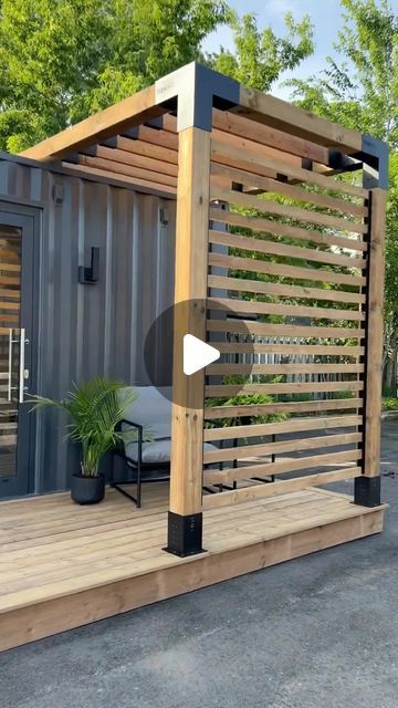 Toja Grid on Instagram: "Build a pergola with us! 🛠  #tojagrid #outdooroasis #backyardgoals #diyproject #diy #outdoorliving #outdoorinspo #exteriordesign #designinspo #pergola #diypergola #modernpergola #custompergola #custom #brackets #pergolabrackets" Pergalo Ideas Pergolas, Toja Grid Pergola Ideas, Build A Pergola, Deck Pergola, Toja Grid, Pergola Diy, Small Pergola, Building A Pergola, Modern Pergola