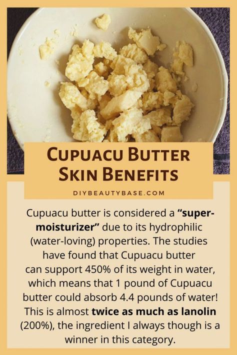 Find out why Cupuacu butter is the most moisturizing body butters you can buy. Cupuacu butter skin benefits make it better than Shea butter and Lanolin. #bodybutter Hoodoo Herbs, Skincare Business, Homemade Body Butter, Diy Body Butter, Skin Supplements, Body Butters Recipe, Cupuacu Butter, Diy Skin Care Recipes, Homemade Beauty