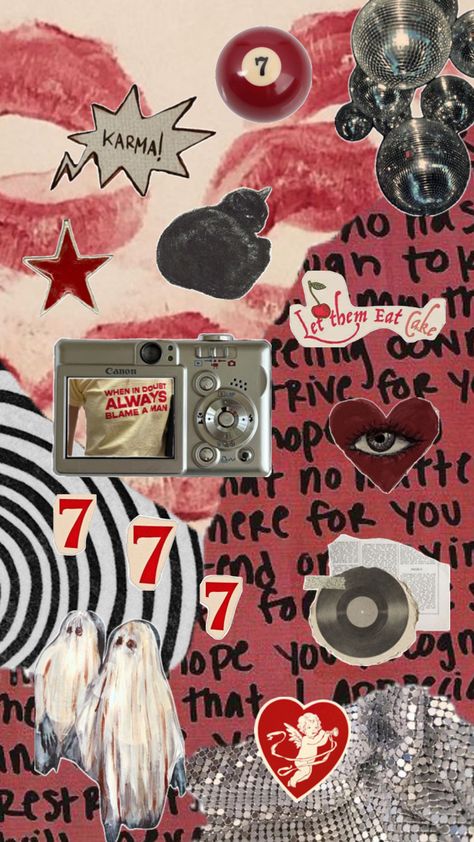 it girl collage red black and white karma angel numbers wallpaper background Angel Number Collage, It Girl Collage, Angel Numbers Wallpaper, Numbers Wallpaper, Angel Number Wallpaper, Number Collage, Number Wallpaper, Witchy Wallpaper, Calligraphy Letters