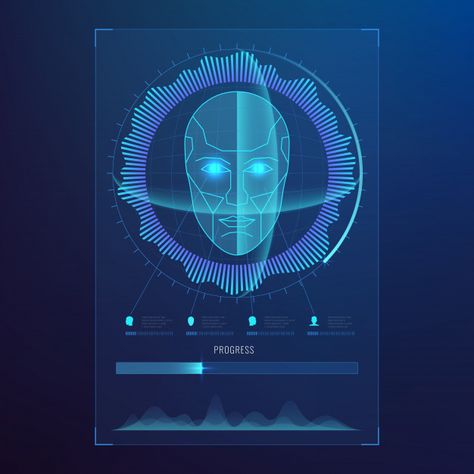 Biometric Scanner, Face Recognition System, Vector Face, Facial Recognition System, Unlock Screen, Facial Recognition Technology, Digital Door Lock, Erp System, Face Icon