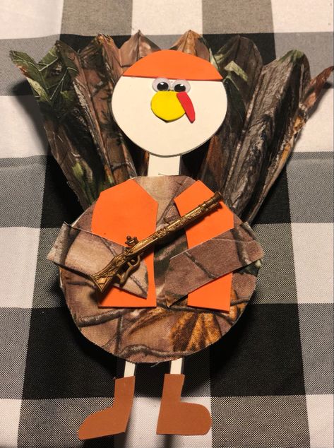 Camo Turkey Disguise Project Ideas, Camouflage Turkey Disguise, Disguise A Turkey Hunter, Disguise A Turkey Craft, Camo Crafts, Disguise Turkey, River Activities, Turkey In Disguise, Disguise A Turkey