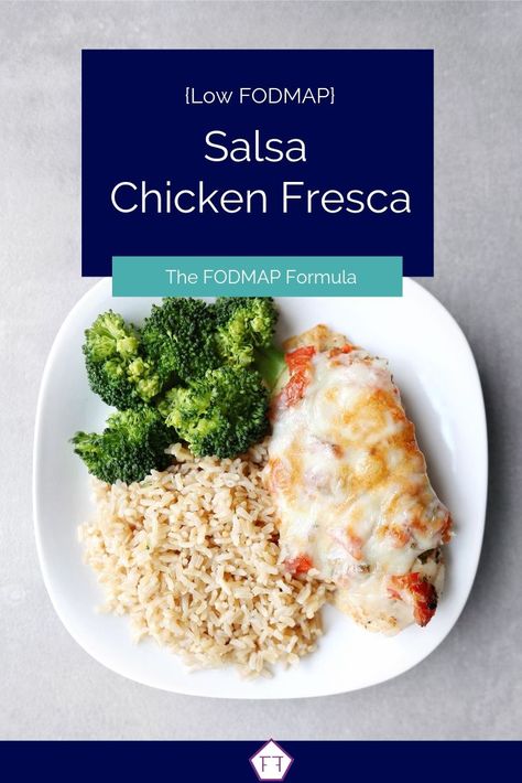 Looking for some game day ideas? Try this easy low FODMAP salsa chicken fresca! FODMAP Recipes | FODMAP Diet | FODMAP Diet Recipes | FODMAP Dinner | FODMAP dinner recipes | FODMAP Dinner Easy | Dinner Ideas for Kids | Gluten Free Dinner Ideas | Gluten Free Dinner | Chicken | Salsa #fodmap #glutenfree www.fodmapformula.com Chicken Fresca, Low Fodmap Salsa, Easy Dinner Ideas For Kids, Fodmap Dinner Recipes, Dinner Ideas Gluten Free, Fodmap Chicken Recipes, Ibs Diet Recipes, Fodmap Dinner, Fodmap Meals