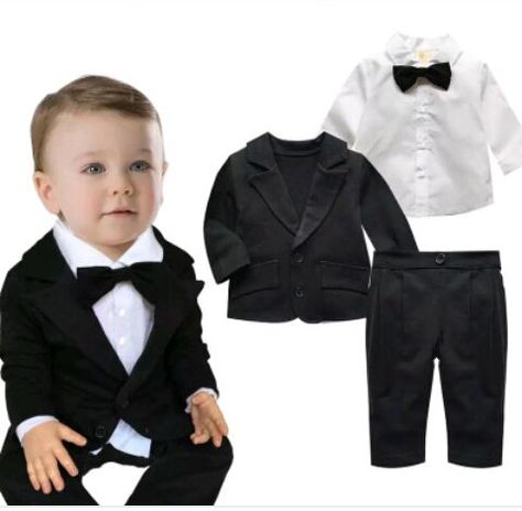 Baby Tuxedo, Toddler Jacket, Autumn Clothes, Boys Romper, New Baby Boys, Boys Set, Baby Set, Baby Boy Fashion