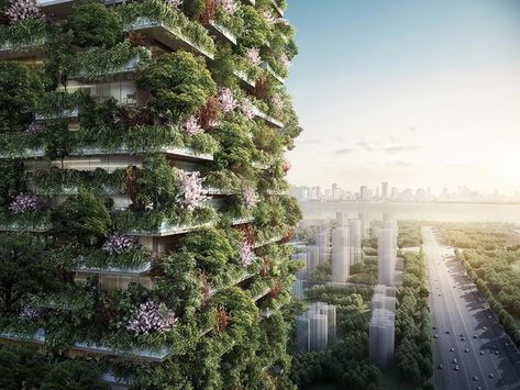 China, China eco-city, China eco-cities, eco-city, eco-cities, green city, green cities, city, cities, urban development, urbanization, architecture, Forest City, Stefano Boeri Architetti Therme Vals, Stefano Boeri, Vertical Forest, Green Tower, Eco City, Tower Garden, Forest City, Plant Covers, Green Architecture