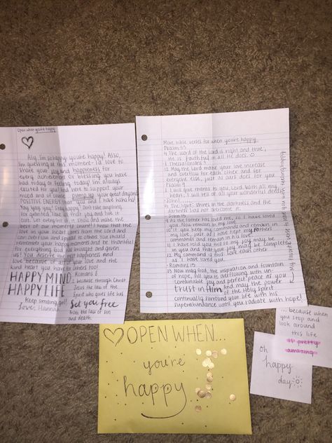 Open When Happy Letter, Open When Boxes For Best Friend, Open When Youre Thinking Of Our Future, Open When Your Happy Letter Ideas, Open When You Are Happy, Open When Your Happy, Things To Put In Open When Letters, Open When Letters For Boyfriend Examples, Open When Letters For Best Friend