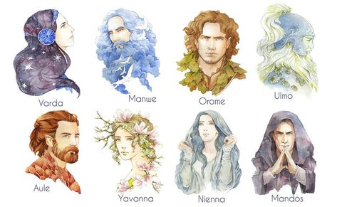 Ainur Tolkien, Tolkien Elves Art, Silmarillion Valar, The Silmarillion Art, Tolkien Valar, Silmarillion Art, The Valar, Tolkien Hobbit, J.r.r. Tolkien