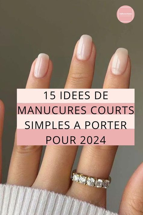 Envie de changement sans trop en faire ? ✨ Découvrez nos 15 idées de manucures courtes simples et élégantes pour 2024 ! Parfaites pour celles qui aiment garder les choses minimalistes mais stylées. Des couleurs pastel douces aux designs géométriques subtils, trouvez l'inspiration pour votre prochaine manucure. Qui a dit que court signifie ennuyeux ? 🌸👌  #Manucure2024 #OnglesCourts #ManucureSimple #TendanceOngles #BeautéNaturelle At Home Gel Manicure, Gel Manicure Ideas, Home Gel Manicure, Nails Inspiration Simple, Simple Wedding Nails, Indian Nails, Gel French Manicure, Classy Nail Art, Gel Manicure At Home