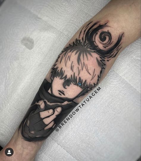 Logo Design Agency, Tattoo Anime, Taurus Tattoos, One Piece Tattoos, Cool Arm Tattoos, Ninja Art, Japan Tattoo, Subtle Tattoos, Gojo Satoru