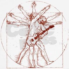 Food Tattoos, Vitruvian Man, Art Parody, Rock Posters, Art T Shirt, Art Shirts, Unique Gift Ideas, Rock Art, Delicious Food