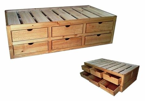 Small Bedroom Bed, Diy Bed Frame Easy, Sofa Cama Individual, Pallet Bed Frame Diy, Wood Pallet Beds, Pallet Bed Frame, Bed Frame Plans, Franklin Homes, Cama Individual