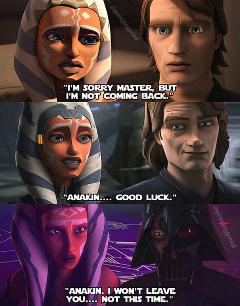 Anakin Skywalker The Clone Wars, Dark Ahsoka, Ahsoka Wallpaper, Ashoka Star Wars, Arte Do Kawaii, Star Wars Quotes, Star Wars Anakin, Star Wars Ahsoka, Star Wars Jokes