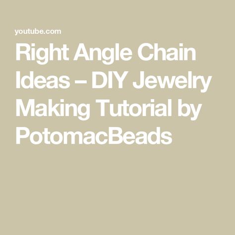 Right Angle Chain Ideas – DIY Jewelry Making Tutorial by PotomacBeads Elsa Bracelet, Diy Bracelets With Names, Bracelet Making Tutorial, Jewelry Making Tutorial, Diy Jewelry Making Tutorials, Hair Bracelet, Holiday Beading, Diy Charm Bracelet, Beading Tutorial