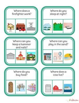 Wh Questions: Picture And Task Cards (stack)  image and visual related images Wh Questions Speech Therapy, Wh Questions Activities, Why Questions, School Speech Therapy, Language Therapy Activities, Speech Therapy Games, Speech Language Activities, Slp Activities, What Questions