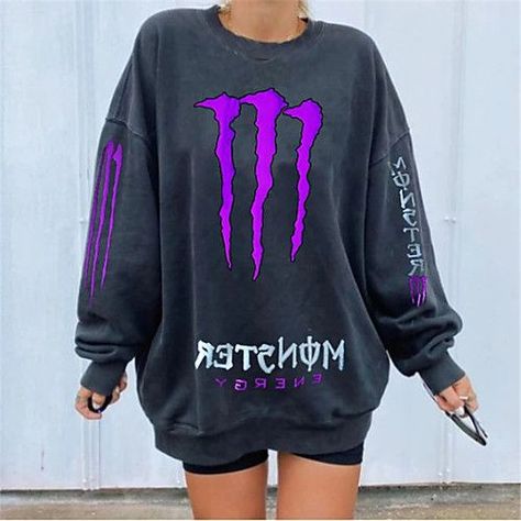 Monster Energy Clothing, Black Monster, Trendy Outfits For Teens, Tomboy Style Outfits, Sports Clothing, Monster Energy, Tomboy Fashion, Alternative Outfits, Really Cute Outfits