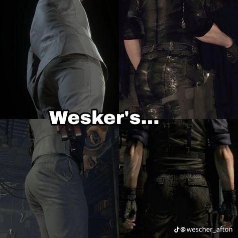 Leon X Wesker, Wesker X Leon, Albert Wesker X Chris Redfield, Wesker Resident Evil, Resident Evil Wesker, My Life Is Boring, Evil Games, Albert Wesker, Resident Evil Collection