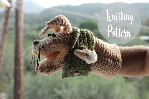 Bunny Rabbit Pattern, Crochet Children, Animal Hand Puppets, Knitting Abbreviations, Kids Knitting Patterns, Crochet Headbands, Puppet Patterns, Puppet Toys, Knitting Basics