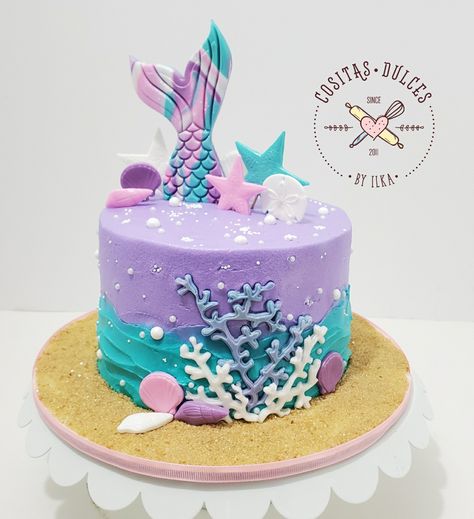 Mermaid birthday cake Birthday Cakes For 5 Year Girl, Cake For 7 Year Girl, Birthday Cakes For 4 Year Girl, Birthday Cake For 6 Year Girl, 7 Year Birthday Cake, Birthday Cake For 4 Year Girl, Small Mermaid Cake, Birthday Cake For 8 Year Girl, Marmeid Cake