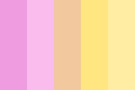 Rapunzel Color Palette, Sunrise Color Palette, Sticker Projects, Disney Princess Colors, Sunrise Colors, Carnation Pink, Email Examples, Cute Friendship Bracelets, Candy Flowers