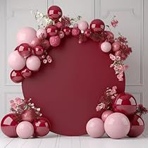 Burgundy And Blush First Birthday, Circle Arch Backdrop, Round Arch Backdrop, Circle Arch, Round Arch, Arch Backdrop, 29th Birthday, 1 Birthday, Party Inspo