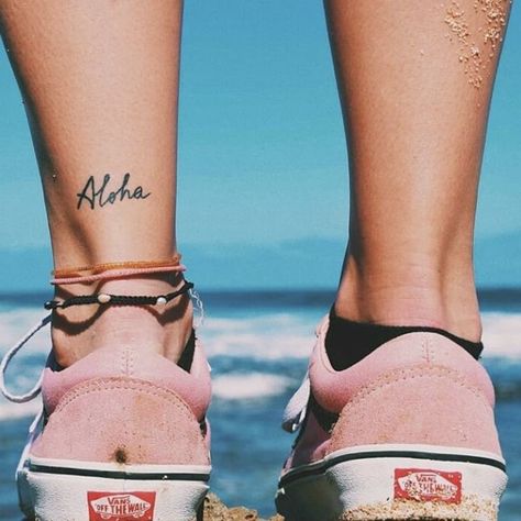 Aloha Tattoo, Maui Tattoo, Hawaii Tattoo, Ohana Tattoo, Hawaii Tattoos, Surf Tattoo, Girl Arm Tattoos, Ocean Tattoos, Small Flower Tattoos