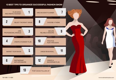 If you want to organize a fashion show like ITA Awards, IIFA Awards, or Celebrity Meetup shows then the following tips are helpful for you. In this article, we will explore some of the latest tips to organize the fashion show in a successful manner. Fashion Show Planning, Ami Campaign, Kids Fashion Show, Rehearsal Dress, Create A Budget, Budget Planner, Plan Design, Event Planner, Business Ideas