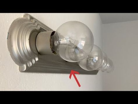 (121) How to Replace a Bathroom Vanity Light Fixture - YouTube Change Bathroom Vanity, Remove Bathtub, Bathroom Vanity Light Fixture, Huge Shower, Vanity Light Bulbs, Light Fixtures Bathroom Vanity, Old Bathroom, Diy Accent Wall, Vanity Light Fixtures