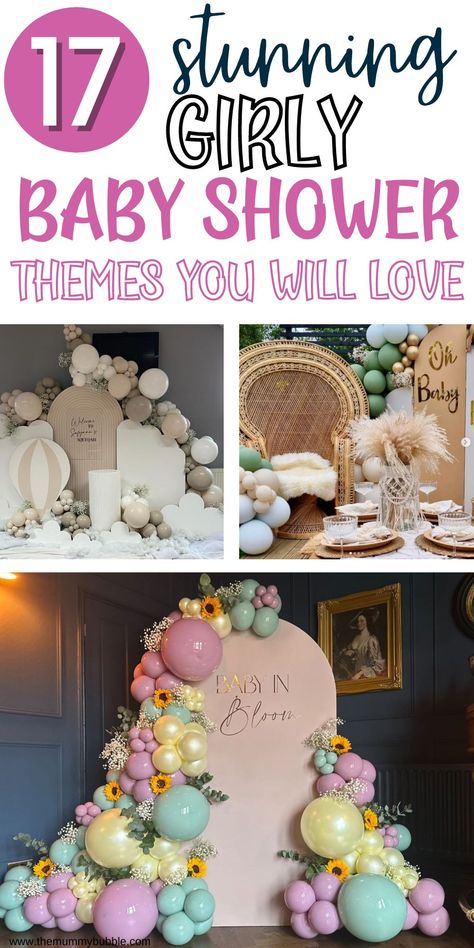 The prettiest stunning girly baby shower themes. Babychella, baby in bloom and boho chic baby shower ideas for girls. Girl Theme Baby Shower Ideas, Boho Chic Baby Shower Ideas, Baby Girl Baby Shower Themes, Girl Baby Shower Ideas Themes, Girly Baby Shower Themes, Baby Shower Girl Theme, Baby Girl Shower Ideas, Baby Shower Ideas Girl, Shower Funny