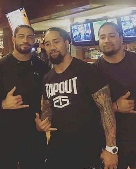 Leati Joseph Anoa'i Jonathan & Joshua Fatu Wwe Usos, Joshua Fatu, Samoan Men, Usos Wwe, Wwe Logo, Roman Reigns Family, The Usos, Polynesian Men, Joe Anoaʻi