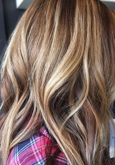 Fall Balayage Hair, Back Of Hair, Fall Balayage, Blond Highlights, Fall Blonde Hair Color, Fall Blonde Hair, Bronde Hair, Fall Blonde, Honey Blonde Hair