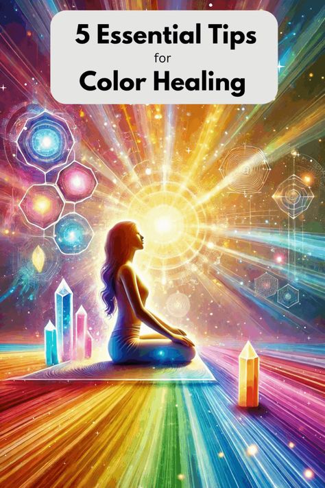 Discover the transformative power of color therapy! Learn how to use vibrant hues to heal, relax, and manifest your best life. From colored crystals to light therapy, explore essential tips to incorporate color therapy into your daily routine. Embrace the energy and serenity that color therapy brings to your life. #ColorTherapy #HealingColors #Manifestation #SpiritualWellness #HolisticHealing #VibrantLife #Meditation #EnergyHealing #CrystalHealing #Mindfulness Meditation Colors, Polarity Therapy, Color Therapy Healing, Color Healing, Color Symbolism, Past Life Regression, Spiritual Encouragement, Healing Modalities, Color Magic