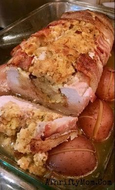 Pork Loin Roast Stuffed, Pork Tenderloin And Stuffing, Stuffing For Pork Tenderloin, Bacon Wrapped Stuffed Pork Chops, Stuffed Pork Tenderloin Recipes In Oven, Stuffed Pork Loin Recipes, Stuffed Pork Tenderloin Recipes, Bacon Wrapped Stuffed Pork Loin, Pork Loin Wrapped In Bacon