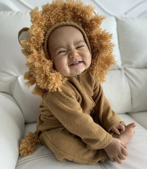 Baby Lion Costume, Diy Baby Costumes, King Costume, Baby Kostüm, Lion Costume, Baby Boy First Birthday