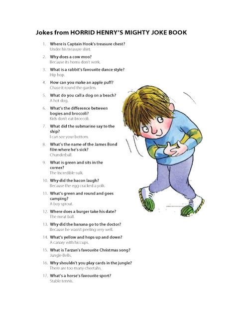 Horrid Henry's Favourite Jokes from Scholastic Horrid Henry Books, Christmas Jokes For Kids, Joke Of The Week, Horrid Henry, Funny English Jokes, Funny English, Library Display, Clean Funny Jokes, English Jokes