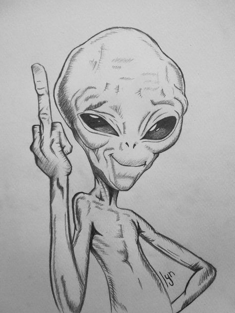 Old Art Drawing, Trippy Sketch Ideas Pencil, Cartoon Sketches Doodles, Alien Drawing Sketches, Trippy Pencil Drawings, Cool Alien Drawings, Cute Animal Sketches Easy, Alien Art Drawing, Alien Drawing Easy