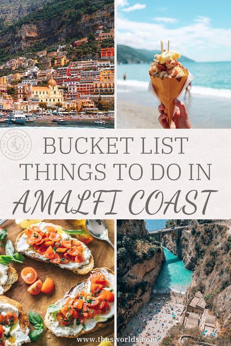 Amalfi Coast Things To Do, Amalfi Coast Italy Bucket List, 2 Days In Amalfi Coast, Amalfi Coast Itenary, Amalfi Coast Italy Food, What To Do In Amalfi Coast, Amalfi Coast Packing List, The Amalfi Coast Italy, Amalfi Coast Bucket List