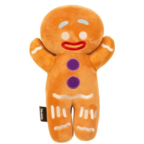 PRICES MAY VARY. ITEM INCLUDES (FOR AGES 3 AND UP): A Gingerbread Man shaped plush cuddle pillow buddy measures approximately 14" inches tall. The perfect size to snuggle while sleeping or as a stuffed animal for toddler and children play time. EASY CARE: To maintain the animated cartoon character's color and vibrancy, simply spot clean as needed. SOFT PLUSH QUALITY: Your little one would love to hug and snuggle up with their favorite pillow pal by their side. Made of super soft plush material, Cartoon Plushies, Playroom Toys, Boys Christmas Gifts, Baby Christmas Toys, Cuddle Pillow, The Gingerbread Man, Pillow Pals, Funny Pillows, Animated Cartoon Characters