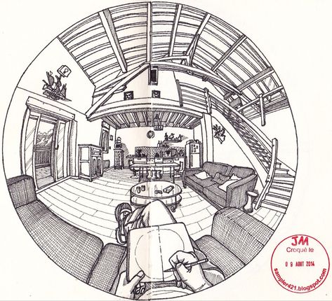 One Perspective Drawing, Basic Art Techniques, Perspective Sketch, Perspective Drawing Architecture, Perspective Drawing Lessons, Interior Architecture Drawing, Circle Drawing, Architecture Design Sketch, Perspective Art