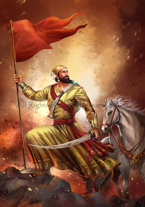 Shivaji Maharaj Painting, Shivaji Maharaj Hd Wallpaper, Warriors Wallpaper, Shivaji Maharaj, Hanuman Pics, Seascape Wall Art, Hanuman Wallpaper, Lord Ganesha Paintings, Hinduism Art