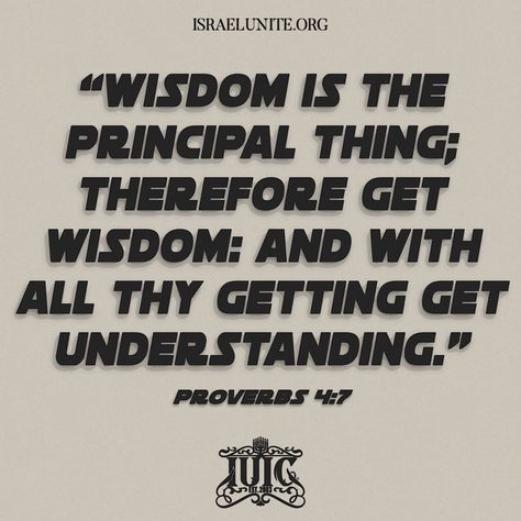 #Proverbs4:7 Wisdom is the principal thing; therefore get wisdom: and with all thy getting get understanding.#BibleVisuals #DailyBread Wisdom Is The Principal Thing, Wisdom Knowledge And Understanding, Inspiring Scripture, Proverbs 4, Scripture Of The Day, Knowledge And Wisdom, Bible Truth, My Days, Daily Bread