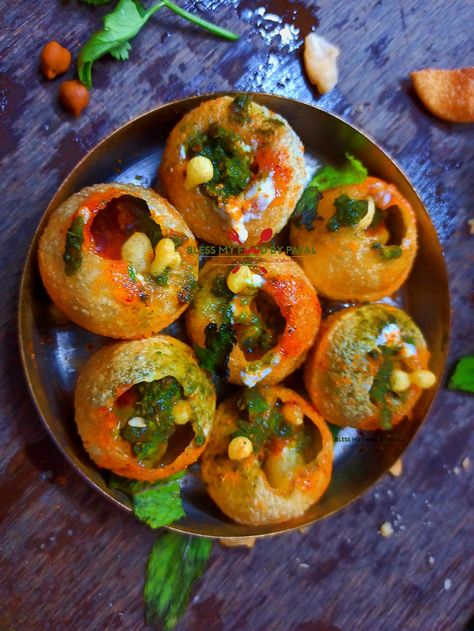 Golgappa recipe | panipuri recipe | panipuri filling recipe | easy puchka recipe - Bless My Food By Payal Panipuri Ka Pani Recipe, Jokar Pic, Puchka Recipe, Panipuri Recipe, Golgappa Recipe, Bread Dips, Dahi Puri, Food Of India, Foodie Lover