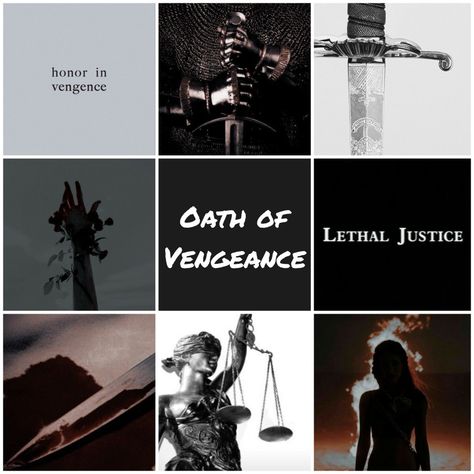 commit to punish those who sin, to set the wrong right again, justice is more important that their own purity Vengeance Paladin Aesthetic, Oath Of Vengeance Paladin Aesthetic, Oath Of Vengeance Paladin, Vengeance Aesthetic, Oath Of Vengeance, Vengeance Paladin, Paladin Aesthetic, Orc Oc, Dnd Ocs