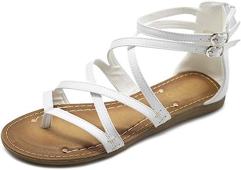 https://amzn.to/3Jvkaha Zori Sandals, Style Espadrilles, Espadrilles Flats, Sandals Gladiator, Beach Cruise, Fantastic Shoes, Spring Party, Party Summer, Womens Sandals Flat