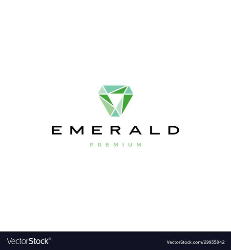 Emerald Illustration, Emerald Logo, Minimal Logos Inspiration, Gem Logo, Software Logo, Minimal Logos, Swipe File, Diamond Logo, Diamond Life