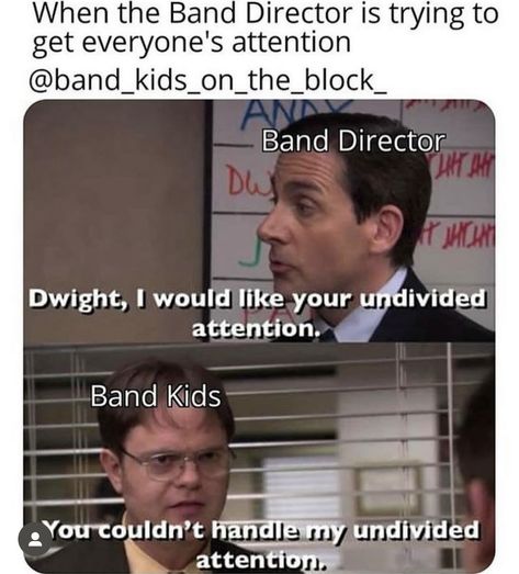 Relatable Band Posts, Band Memes Funny So True, Band Kids Humor, Band Memes Funny, Funny Band Jokes, Marching Band Jokes, Band Funny, Marching Band Shirts, Funny Band