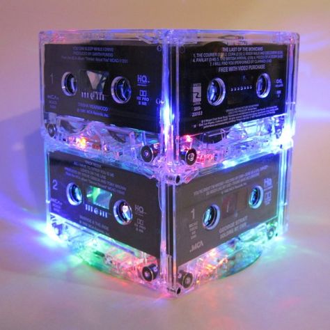 How to Throw a '90s-Themed Wedding Elvis Party, Music Themed Decor, Totally 80s, Lighted Centerpieces, 80's Party, 80s Theme Party, Mini Led Lights, Led Projects, Music Themed