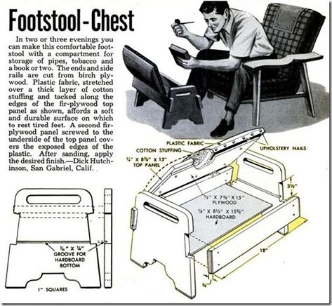 popular mechanic oct 1956 Miniature Woodworking, Popular Mechanics Diy, Survival Skills Emergency Preparedness, Retro Diy, Mechanical Projects, Diy Furniture Videos, Wood Craft Patterns, Wood Crafting Tools, Woodworking Furniture Plans