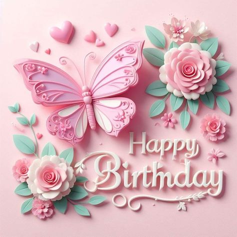 Happy Birthday Prima, Gift Images, Happy Birthday 3d, Happy Birthday Flower Cake, Happy Birthday Wishes Pics, Happy Birthday Wishes Messages, Birthday Wishes Pics, Birthday Wishes Greetings, Birthday Wishes Flowers