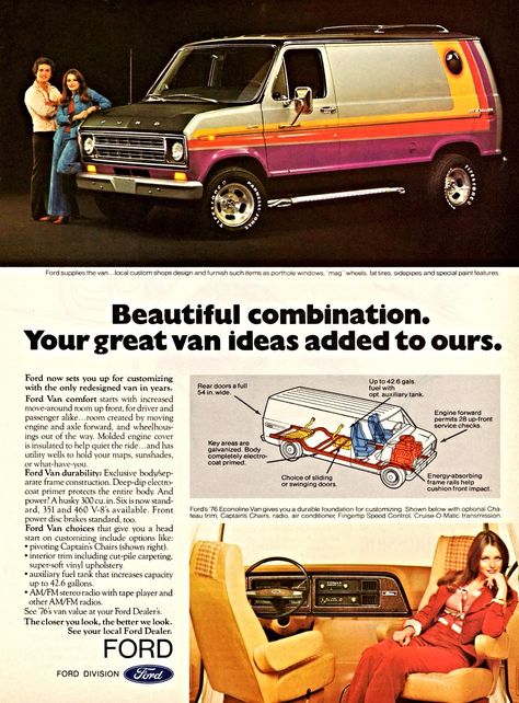 1976 Ford Econoline Van | Alden Jewell | Flickr 1970s Van, Ford Econoline Van, Econoline Van, Ford Pinto, Nike Sb Stefan Janoski, Chevy Nomad, Ad Car, Ford Van, Van Interior