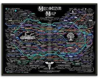 Reflexology Foot Chart, Hand Reflexology, Spinal Nerve, Reflexology Chart, 11x17 Poster, Western Medicine, Work Plans, Core Beliefs, Color Meanings